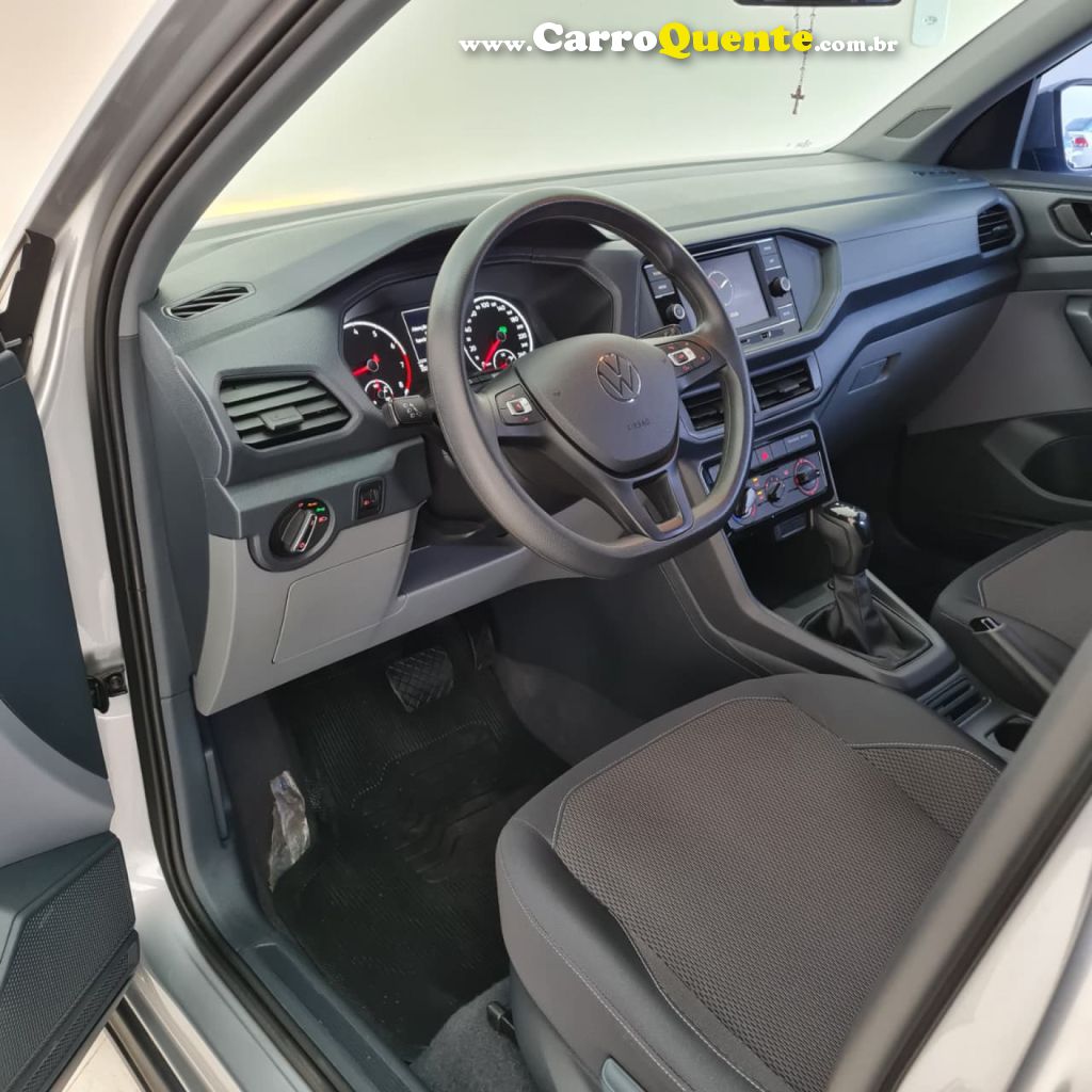VOLKSWAGEN   T-CROSS SENSE 200 TSI 1.0 FLEX 5P AUT.   PRATA 2024 1.0 FLEX - Loja