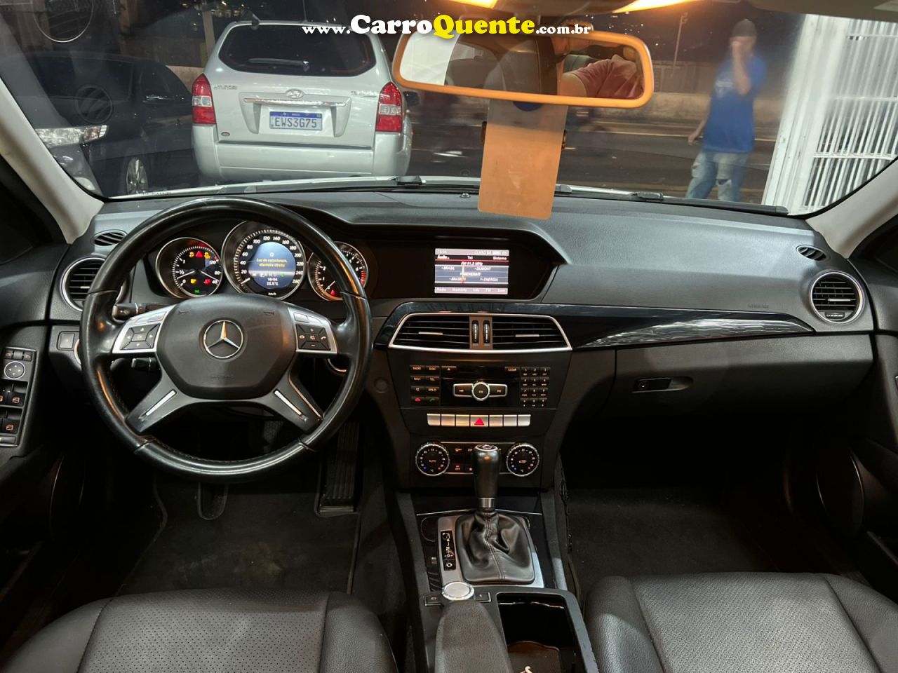 MERCEDES-BENZ   C-180 CGI TOURING SPORT 1.6 TB AUT.   BRANCO 2013 1.6 GASOLINA - Loja
