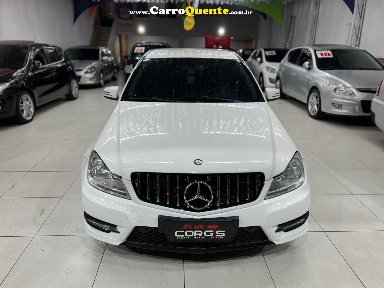 MERCEDES-BENZ   C-180 CGI TOURING SPORT 1.6 TB AUT.   BRANCO 2013 1.6 GASOLINA - Loja