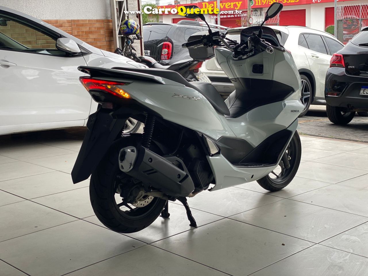 HONDA   PCX 160 DLX   BRANCO 2023 160 GASOLINA - Loja