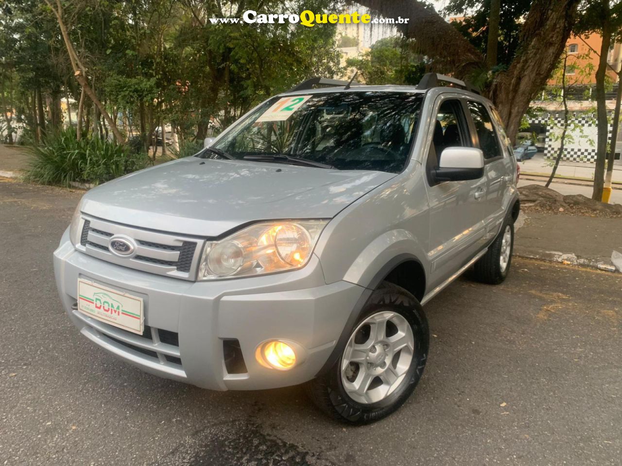 FORD   ECOSPORT XLT 2.0 2.0 FLEX 16V 5P AUT.   PRATA 2012 2.0 FLEX - Loja