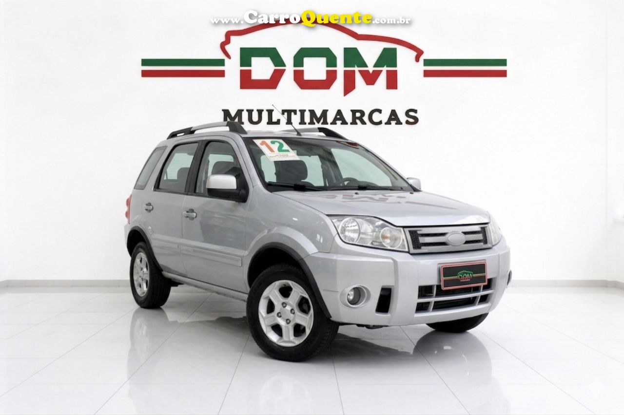 FORD   ECOSPORT XLT 2.0 2.0 FLEX 16V 5P AUT.   PRATA 2012 2.0 FLEX - Loja