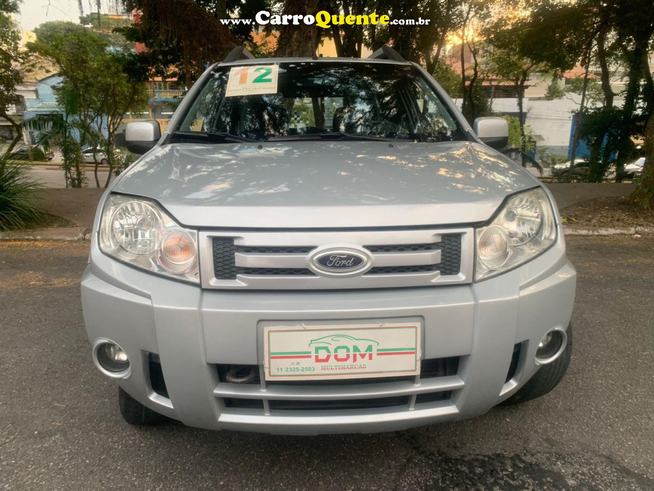 FORD   ECOSPORT XLT 2.0 2.0 FLEX 16V 5P AUT.   PRATA 2012 2.0 FLEX - Loja