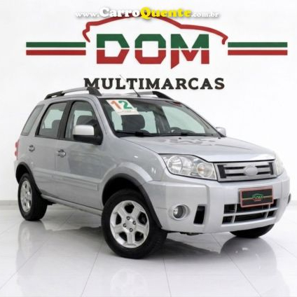 FORD   ECOSPORT XLT 2.0 2.0 FLEX 16V 5P AUT.   PRATA 2012 2.0 FLEX