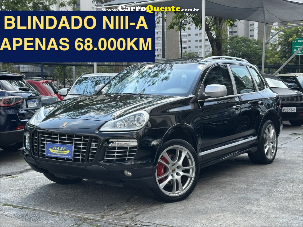 PORSCHE   CAYENNE TURBO 4.54.8   PRETO 2008 4.8 GASOLINA - Loja