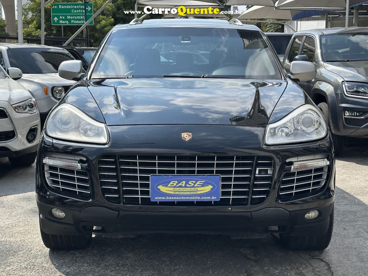 PORSCHE   CAYENNE TURBO 4.54.8   PRETO 2008 4.8 GASOLINA - Loja