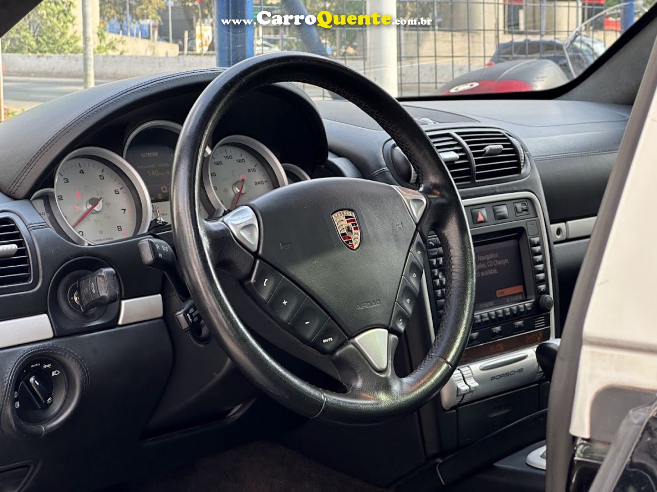 PORSCHE   CAYENNE TURBO 4.54.8   PRETO 2008 4.8 GASOLINA - Loja