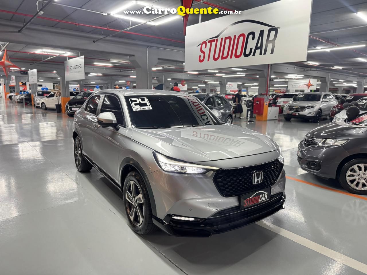 HONDA   HR-V TOURING 1.5 FLEX TB 16V 5P AUT.   PRATA 2024 1.5 FLEX - Loja