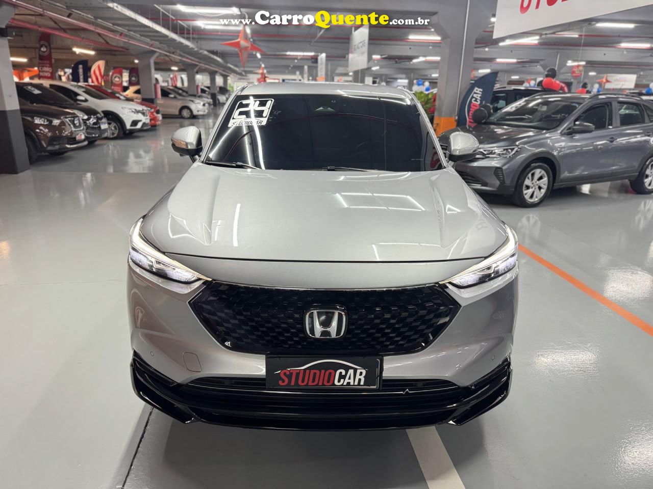 HONDA   HR-V TOURING 1.5 FLEX TB 16V 5P AUT.   PRATA 2024 1.5 FLEX - Loja