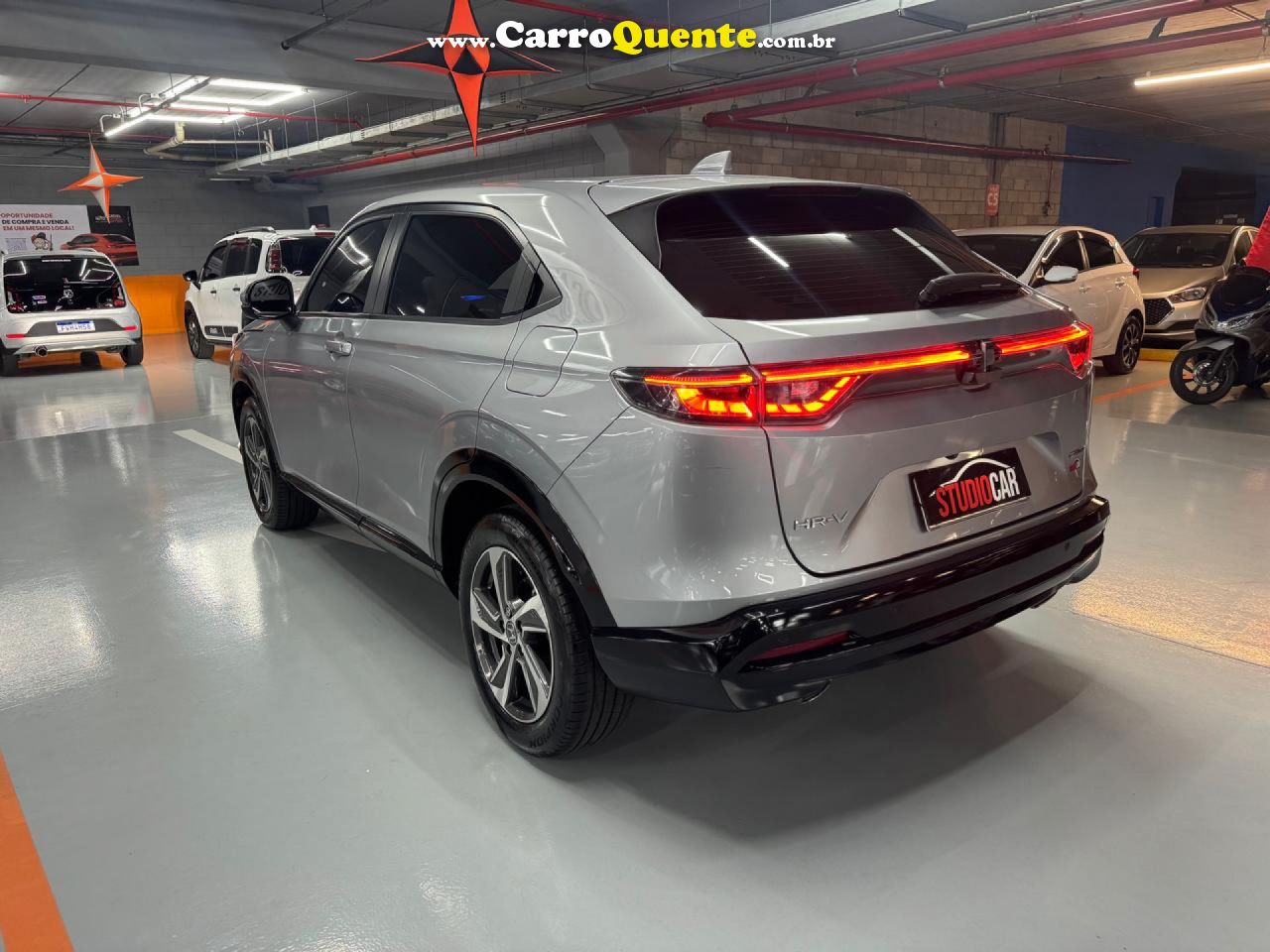 HONDA   HR-V TOURING 1.5 FLEX TB 16V 5P AUT.   PRATA 2024 1.5 FLEX - Loja