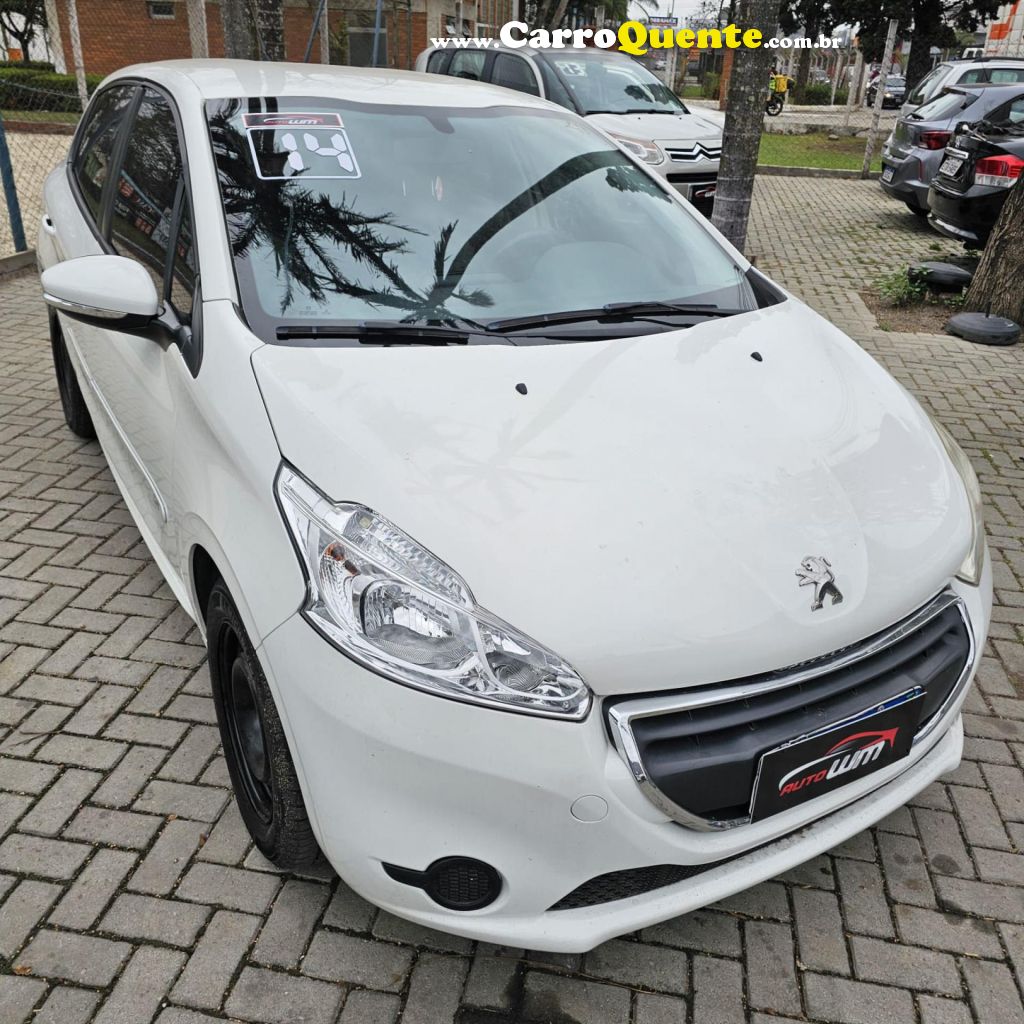 PEUGEOT   208 ACTIVEACTIVE PACK 1.5 FLEX 8V 5P   BRANCO 2014 1.5 FLEX - Loja