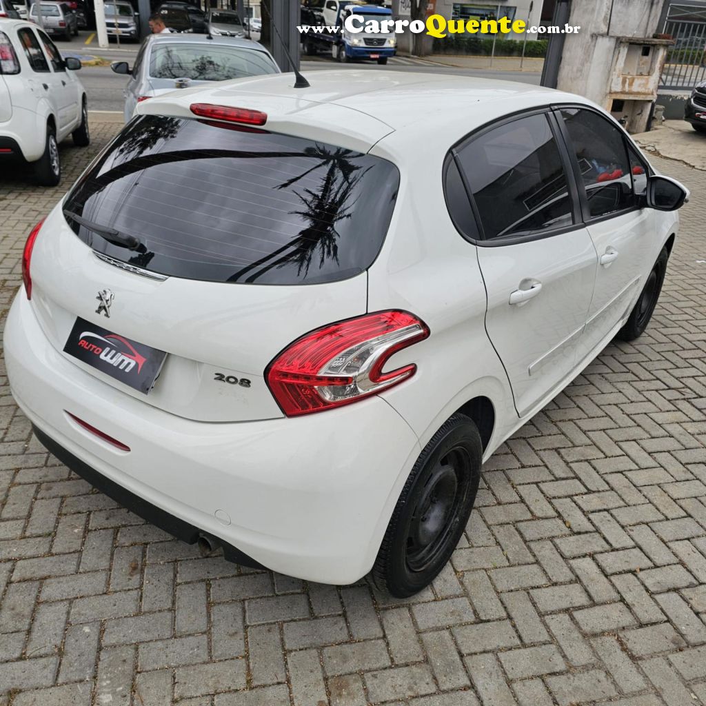 PEUGEOT   208 ACTIVEACTIVE PACK 1.5 FLEX 8V 5P   BRANCO 2014 1.5 FLEX - Loja