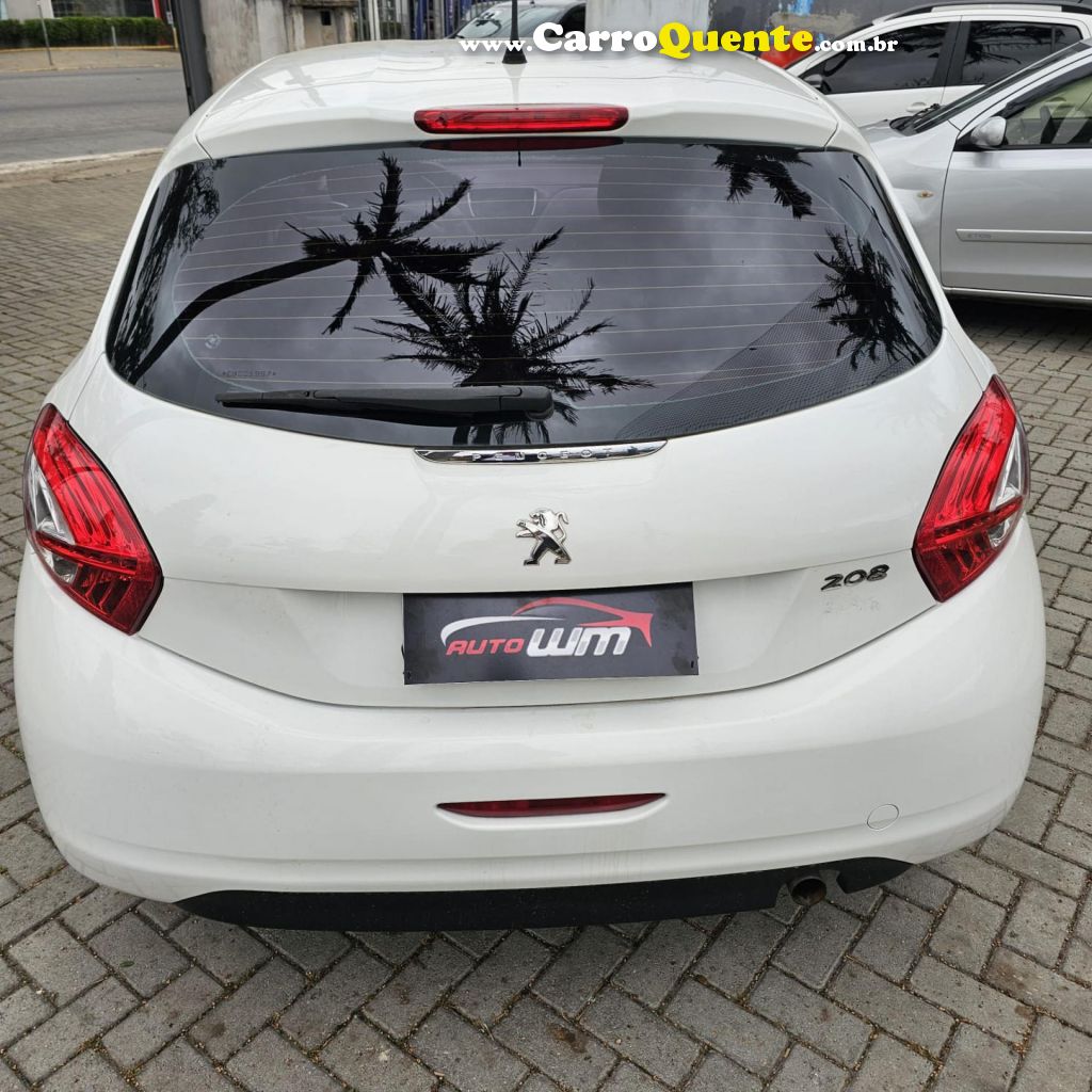 PEUGEOT   208 ACTIVEACTIVE PACK 1.5 FLEX 8V 5P   BRANCO 2014 1.5 FLEX - Loja