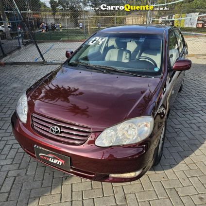 TOYOTA   COROLLA SE-G 1.81.8 FLEX 16V AUT.   VERMELHO 2004 1.8 FLEX