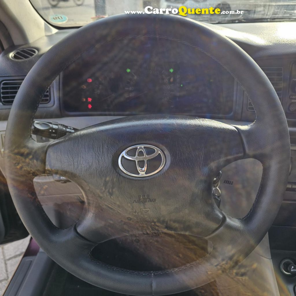 TOYOTA   COROLLA SE-G 1.81.8 FLEX 16V AUT.   VERMELHO 2004 1.8 FLEX - Loja
