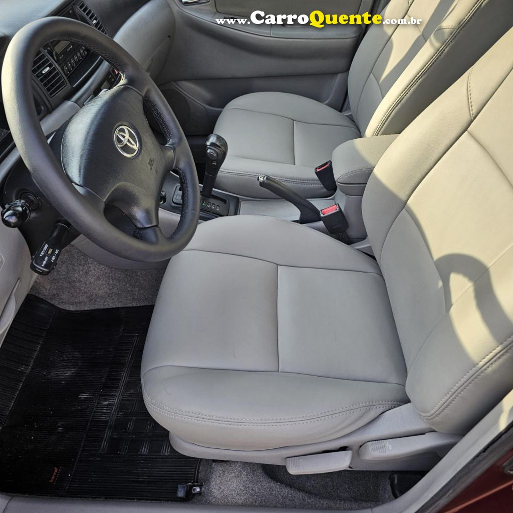 TOYOTA   COROLLA SE-G 1.81.8 FLEX 16V AUT.   VERMELHO 2004 1.8 FLEX - Loja