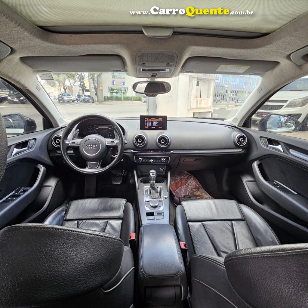 AUDI   A3 SED.1.81.8 AMBIT.16V TB FSI S-TRONIC   BRANCO 2015 1.8 GASOLINA - Loja