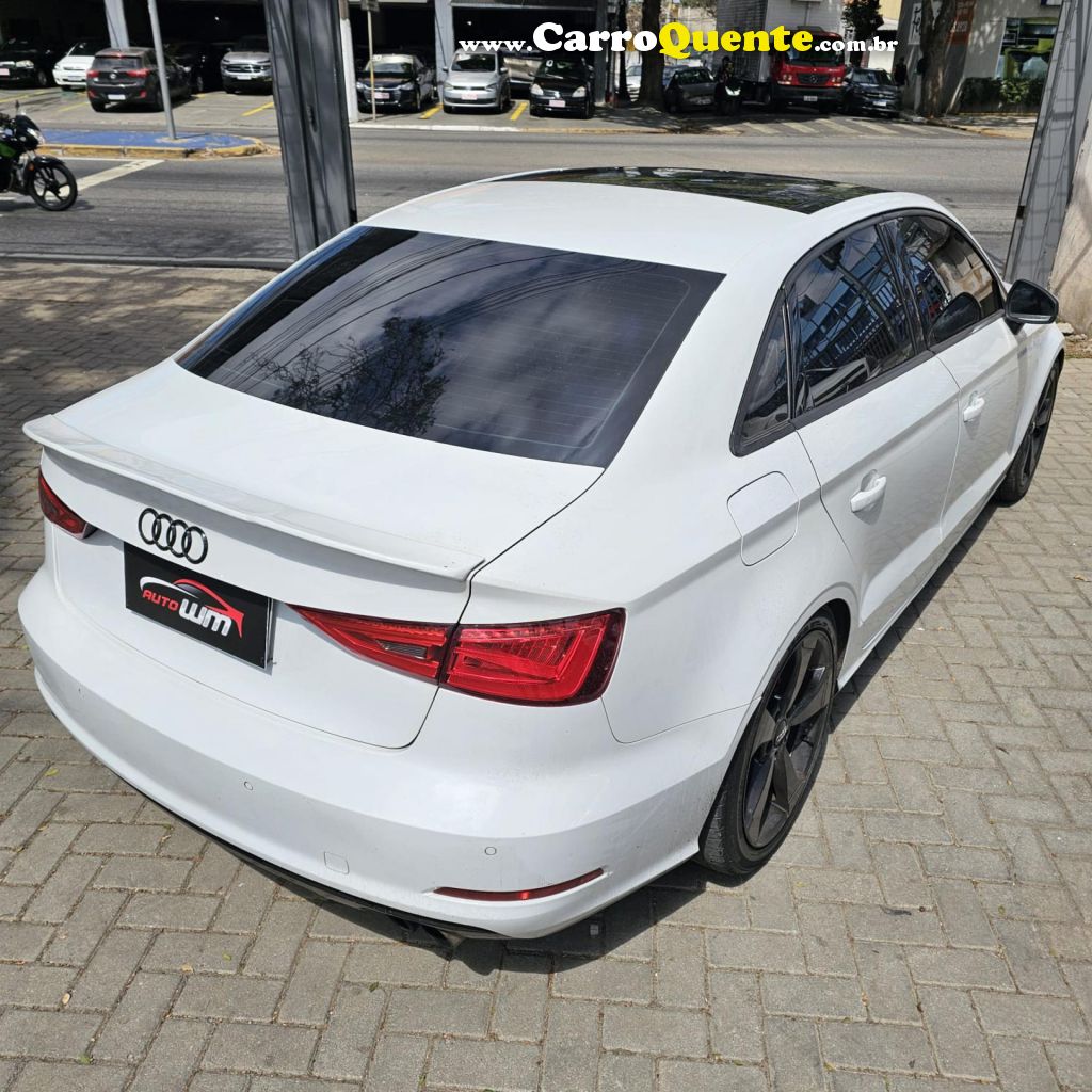 AUDI   A3 SED.1.81.8 AMBIT.16V TB FSI S-TRONIC   BRANCO 2015 1.8 GASOLINA - Loja