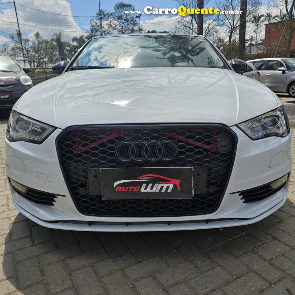AUDI   A3 SED.1.81.8 AMBIT.16V TB FSI S-TRONIC   BRANCO 2015 1.8 GASOLINA - Loja