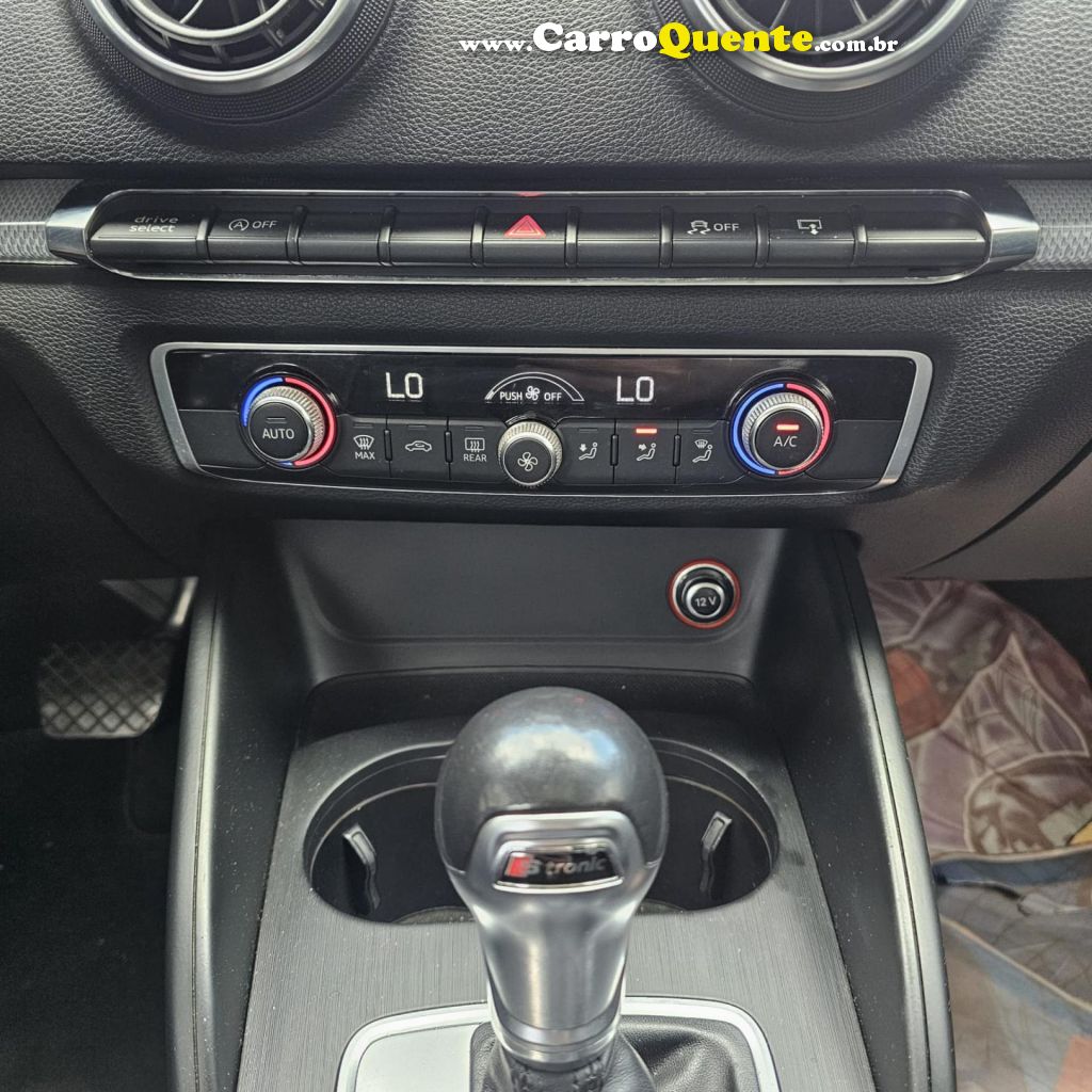 AUDI   A3 SED.1.81.8 AMBIT.16V TB FSI S-TRONIC   BRANCO 2015 1.8 GASOLINA - Loja