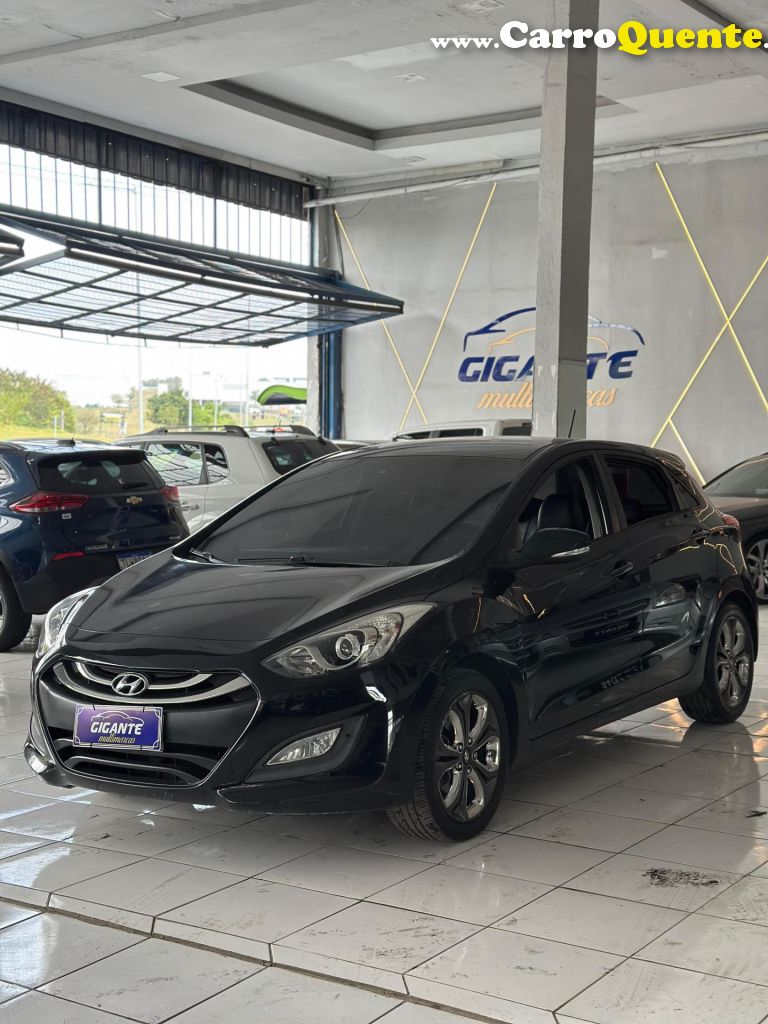 HYUNDAI   I30 1.8 16V AUT. 5P   PRETO 2015 1.8 GASOLINA - Loja