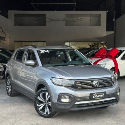 VOLKSWAGEN   T-CROSS 200 TSI 1.0  FLEX 12V 5P AUT.   PRATA 2024 1.0 FLEX