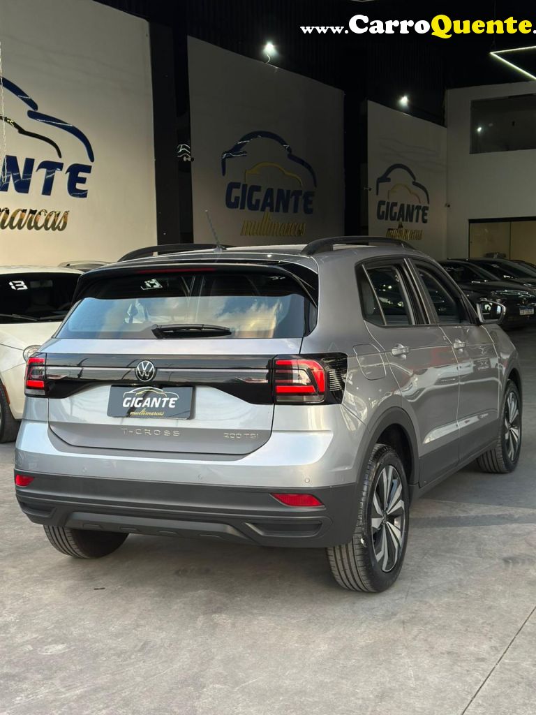 VOLKSWAGEN   T-CROSS 200 TSI 1.0  FLEX 12V 5P AUT.   PRATA 2024 1.0 FLEX - Loja