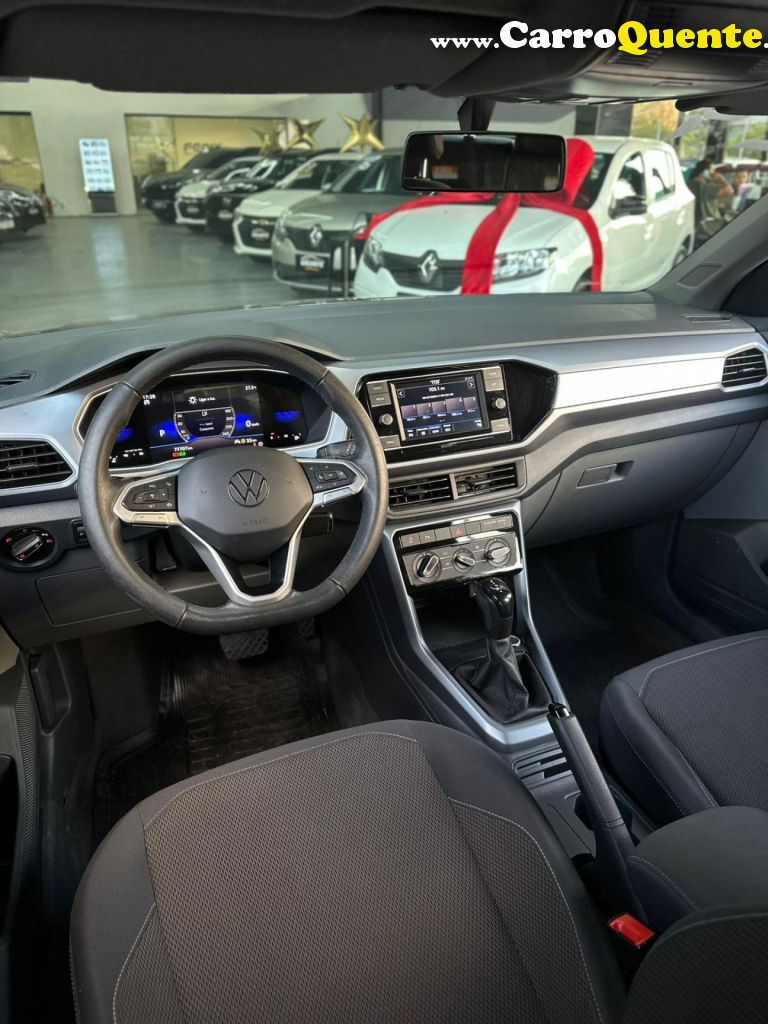 VOLKSWAGEN   T-CROSS 200 TSI 1.0  FLEX 12V 5P AUT.   PRATA 2024 1.0 FLEX - Loja