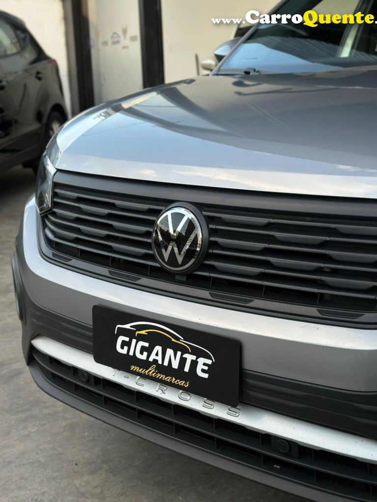 VOLKSWAGEN   T-CROSS 200 TSI 1.0  FLEX 12V 5P AUT.   PRATA 2024 1.0 FLEX - Loja