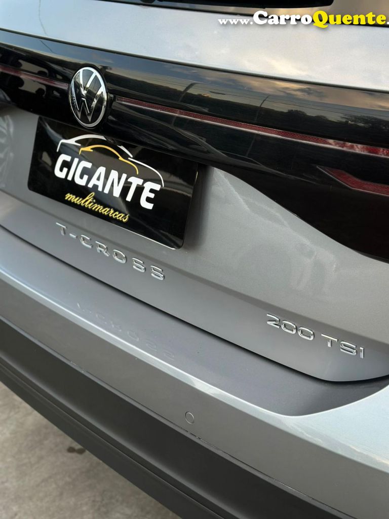 VOLKSWAGEN   T-CROSS 200 TSI 1.0  FLEX 12V 5P AUT.   PRATA 2024 1.0 FLEX - Loja