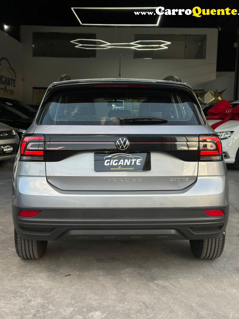 VOLKSWAGEN   T-CROSS 200 TSI 1.0  FLEX 12V 5P AUT.   PRATA 2024 1.0 FLEX - Loja