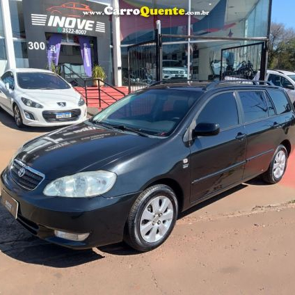 TOYOTA   COROLLA FIELDER SW 1.81.8 XEI FLEX AUT.   PRETO 2008 1.8 FLEX