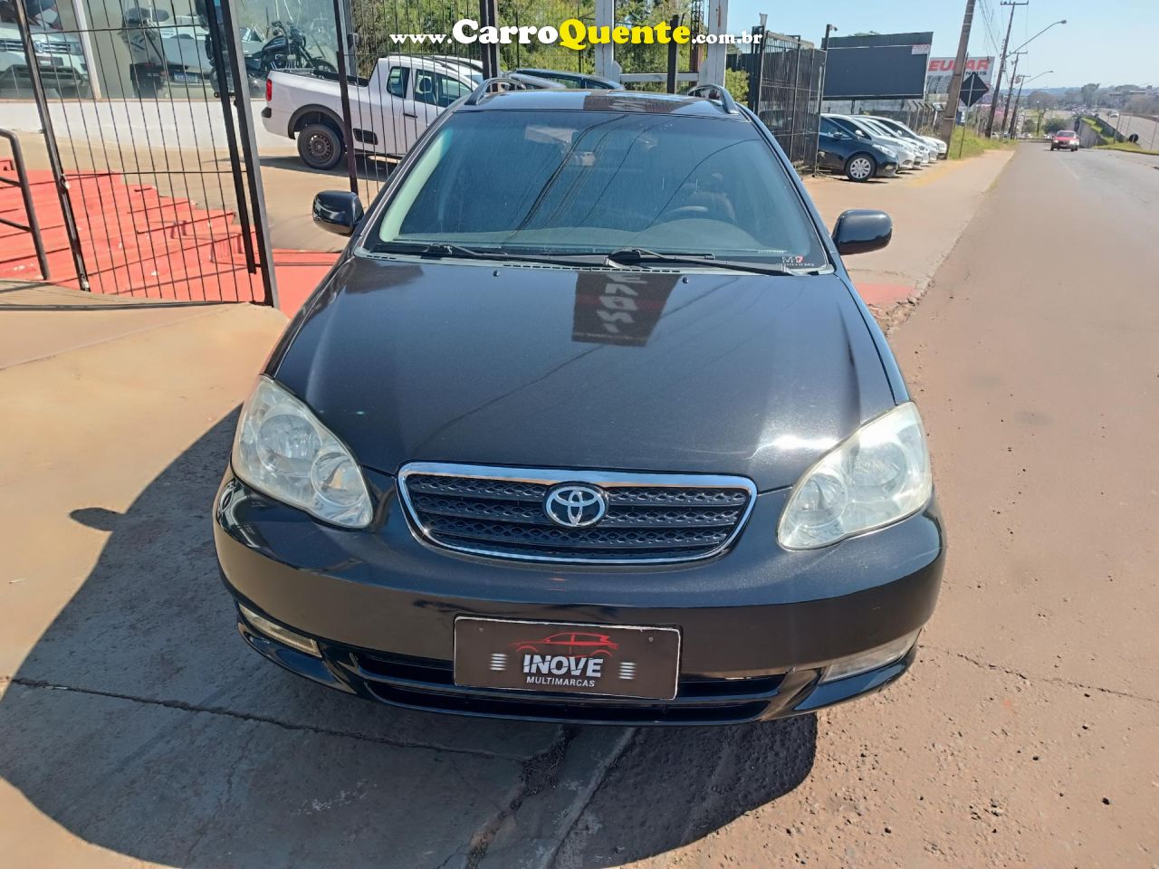 TOYOTA   COROLLA FIELDER SW 1.81.8 XEI FLEX AUT.   PRETO 2008 1.8 FLEX - Loja