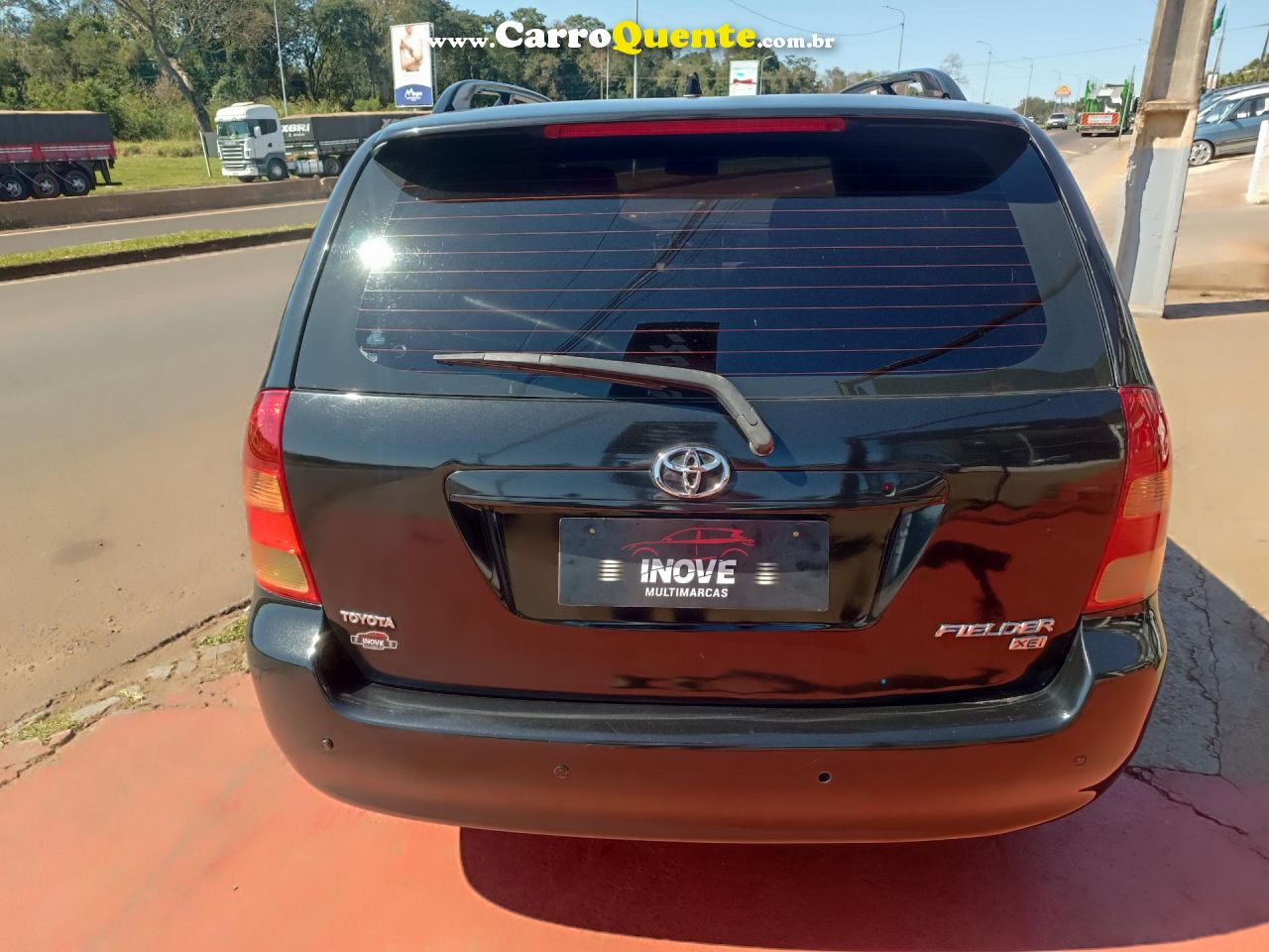 TOYOTA   COROLLA FIELDER SW 1.81.8 XEI FLEX AUT.   PRETO 2008 1.8 FLEX - Loja