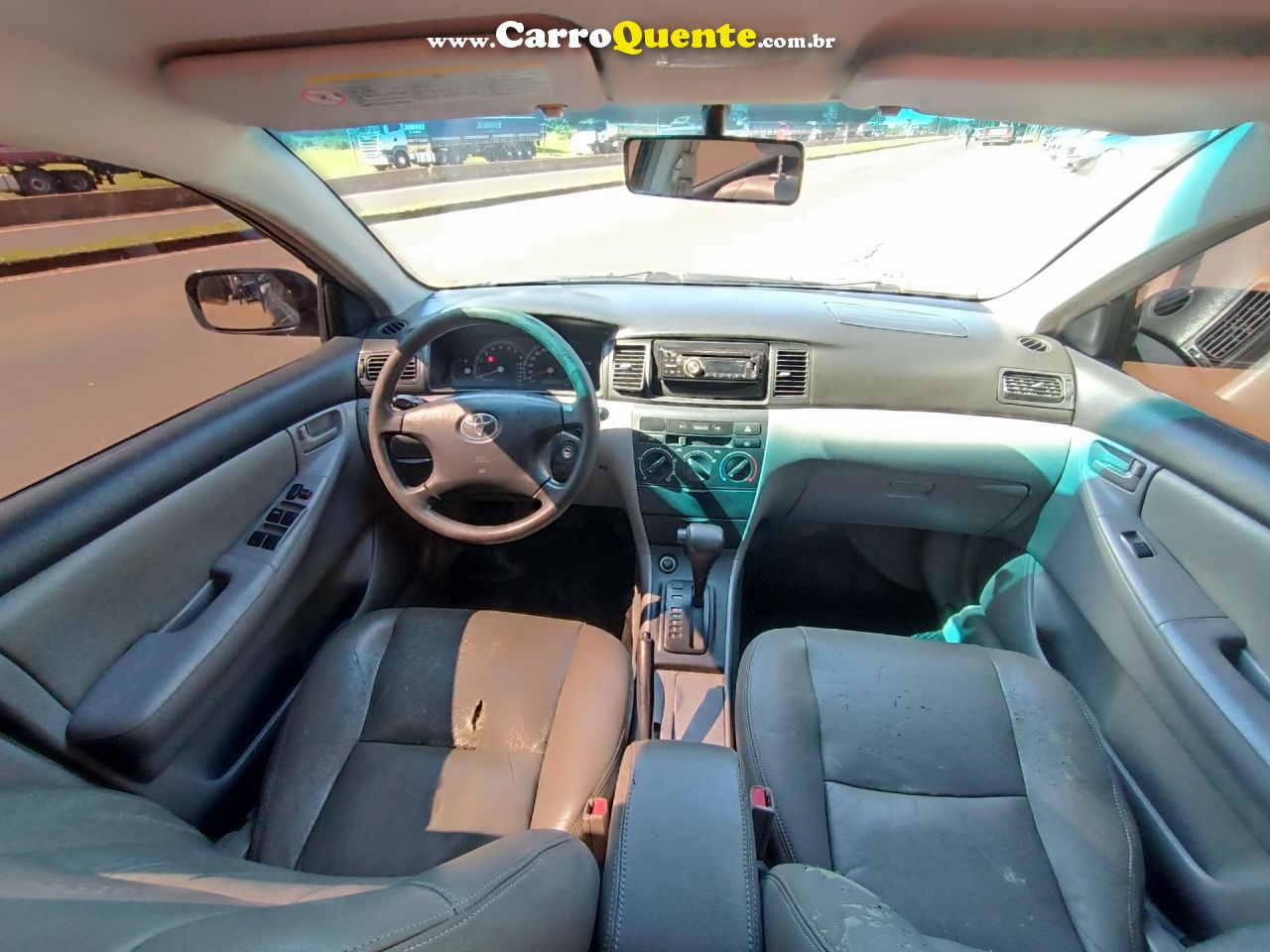TOYOTA   COROLLA FIELDER SW 1.81.8 XEI FLEX AUT.   PRETO 2008 1.8 FLEX - Loja