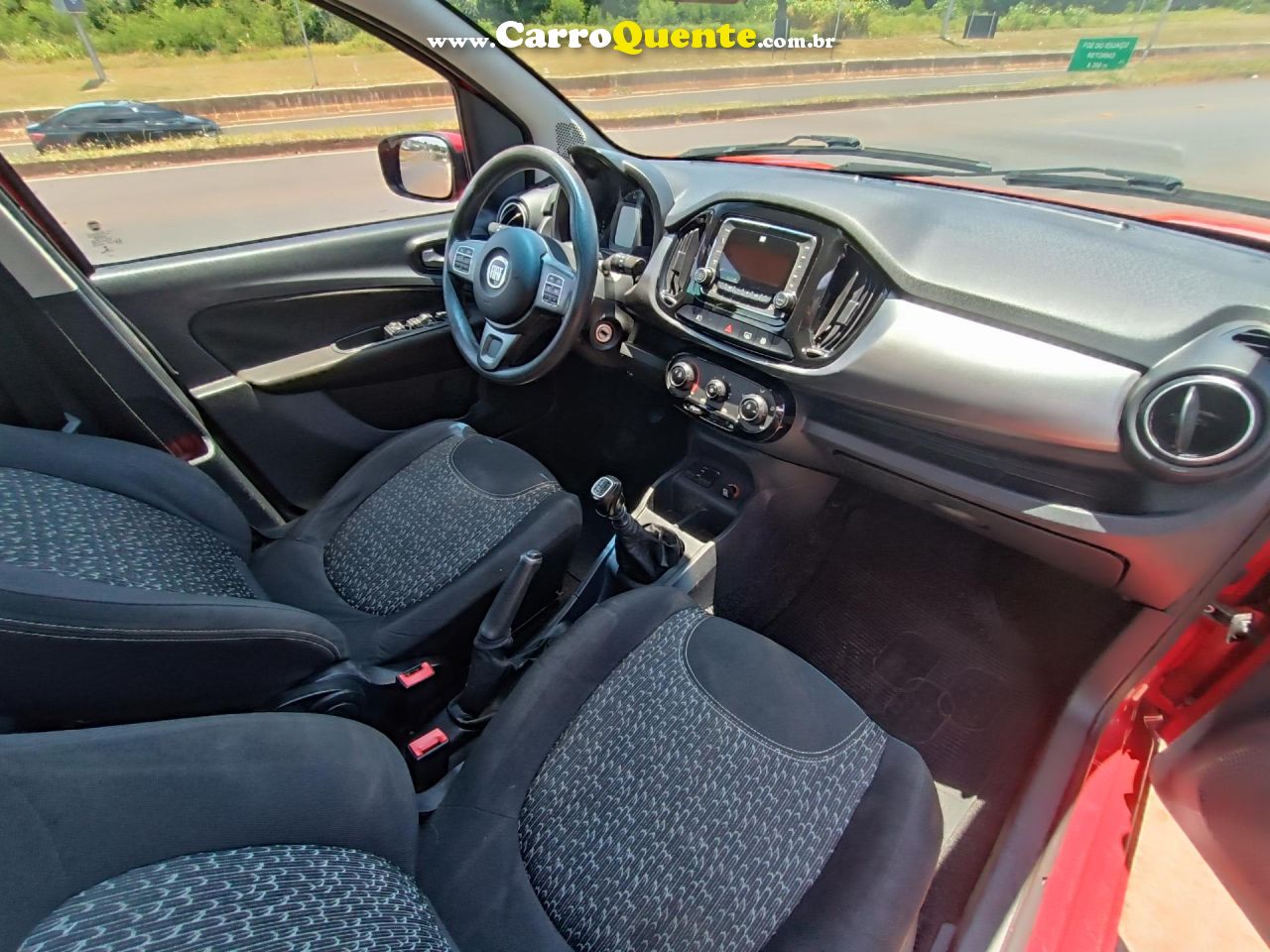 FIAT   UNO EVOLUTION 1.4 FIRE FLEX 8V 5P   VERMELHO 2015 1.4 FLEX - Loja