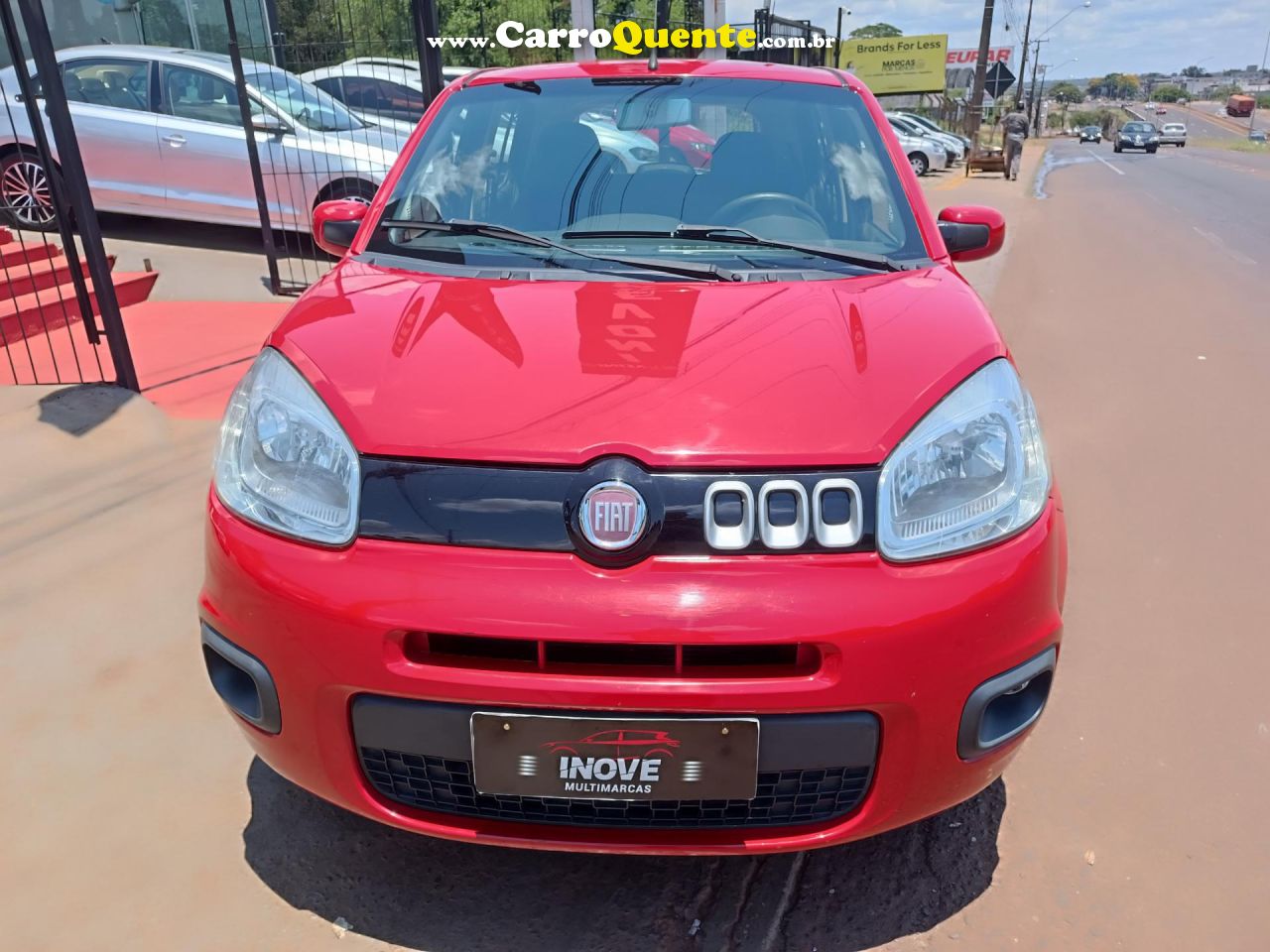 FIAT   UNO EVOLUTION 1.4 FIRE FLEX 8V 5P   VERMELHO 2015 1.4 FLEX - Loja