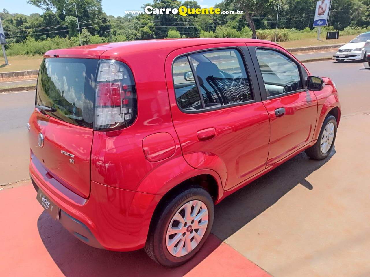 FIAT   UNO EVOLUTION 1.4 FIRE FLEX 8V 5P   VERMELHO 2015 1.4 FLEX - Loja