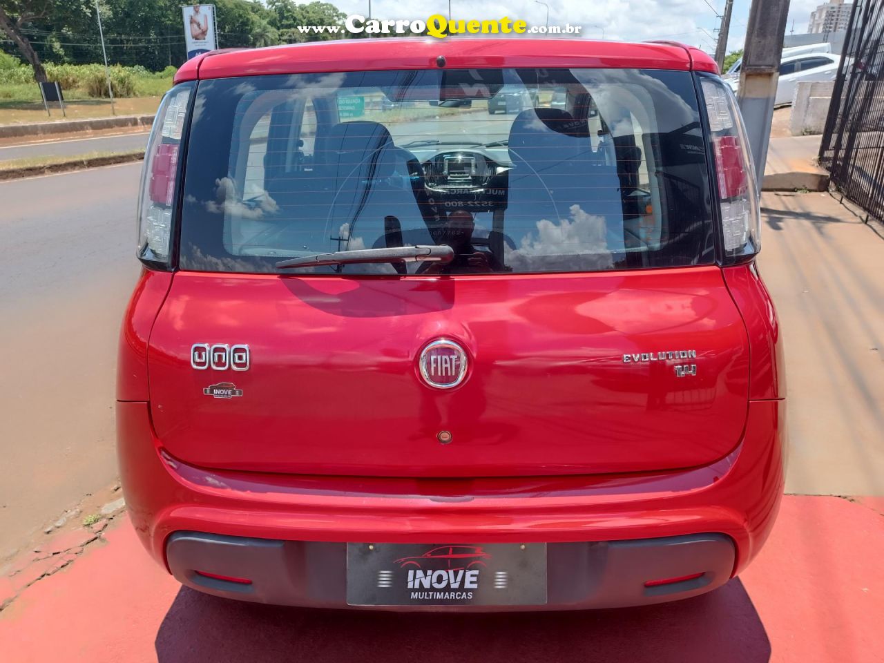 FIAT   UNO EVOLUTION 1.4 FIRE FLEX 8V 5P   VERMELHO 2015 1.4 FLEX - Loja