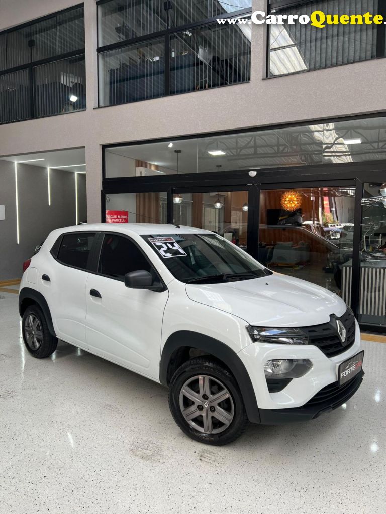 RENAULT   KWID ZEN 1.0 FLEX 12V 5P MEC.   BRANCO 2024 1.0 FLEX - Loja