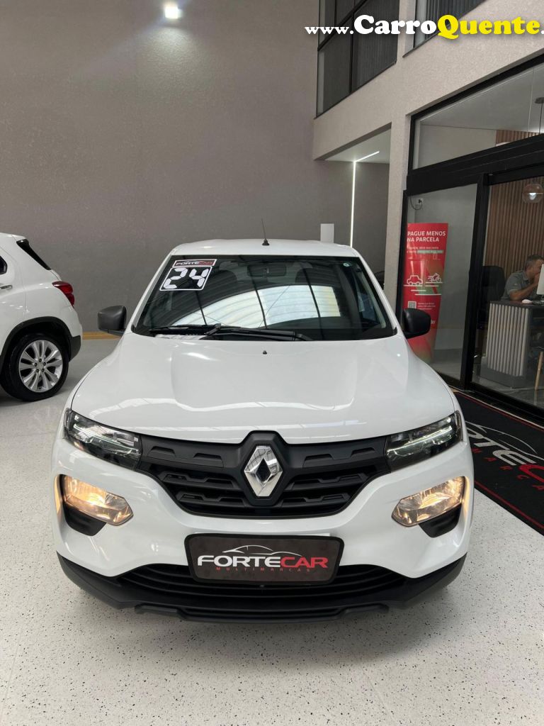 RENAULT   KWID ZEN 1.0 FLEX 12V 5P MEC.   BRANCO 2024 1.0 FLEX - Loja