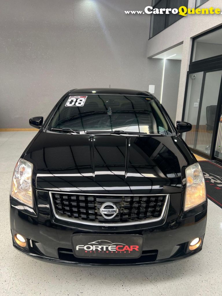NISSAN   SENTRA S 2.0 2.0 FLEX FUEL 16V AUT.   PRETO 2008 2.0 FLEX - Loja