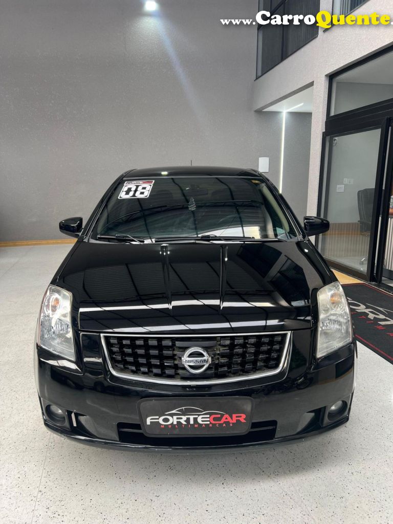 NISSAN   SENTRA S 2.0 2.0 FLEX FUEL 16V AUT.   PRETO 2008 2.0 FLEX - Loja