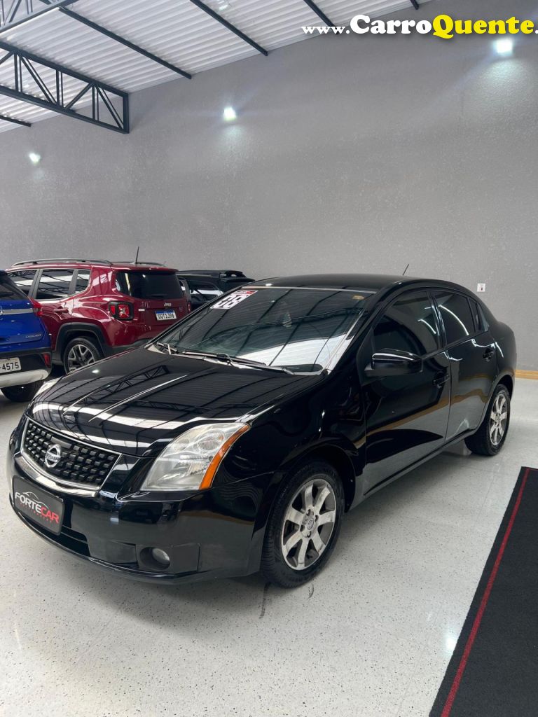 NISSAN   SENTRA S 2.0 2.0 FLEX FUEL 16V AUT.   PRETO 2008 2.0 FLEX - Loja
