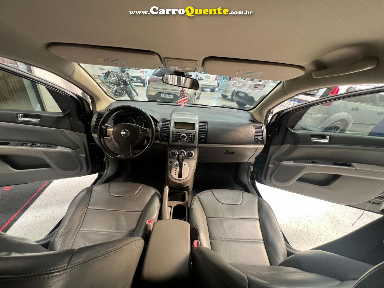 NISSAN   SENTRA S 2.0 2.0 FLEX FUEL 16V AUT.   PRETO 2008 2.0 FLEX - Loja