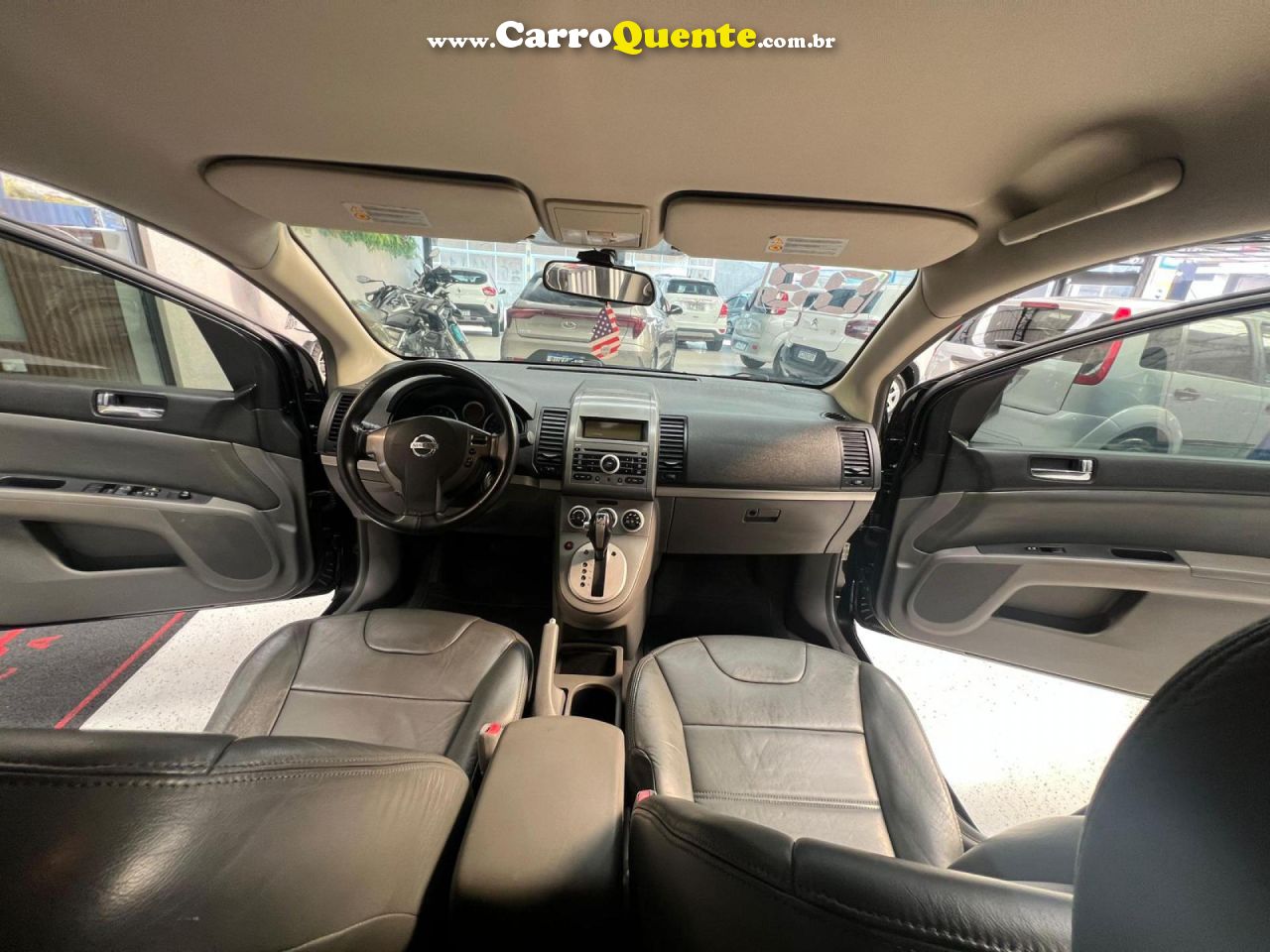 NISSAN   SENTRA S 2.0 2.0 FLEX FUEL 16V AUT.   PRETO 2008 2.0 FLEX - Loja