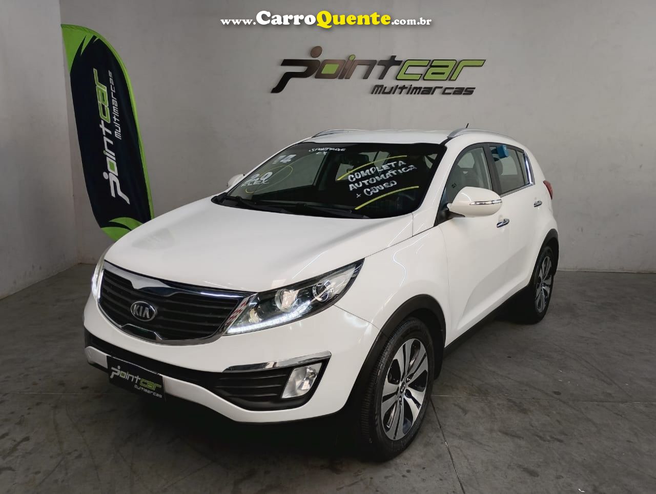 KIA   SPORTAGE EX 2.0 16V 2.0 16V FLEX AUT.   BRANCO 2014 2.0 FLEX - Loja