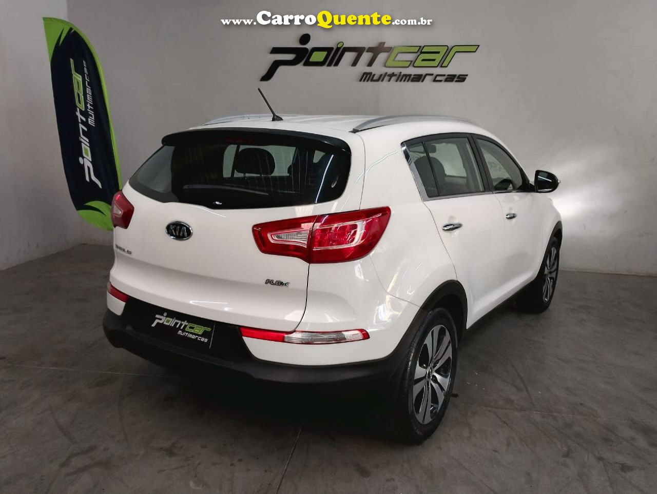 KIA   SPORTAGE EX 2.0 16V 2.0 16V FLEX AUT.   BRANCO 2014 2.0 FLEX - Loja