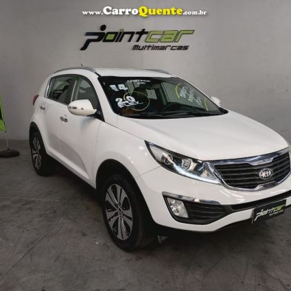 KIA   SPORTAGE EX 2.0 16V 2.0 16V FLEX AUT.   BRANCO 2014 2.0 FLEX