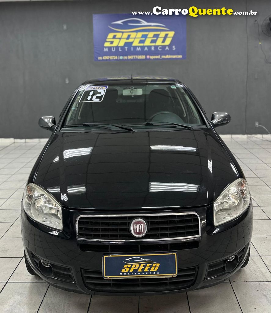 FIAT   SIENA EL 1.0 MPI FIRE FLEX 8V 4P   PRETO 2012 1.0 FLEX - Loja